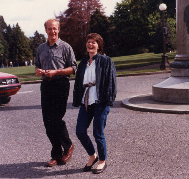 Greg and Diana, circa 1985